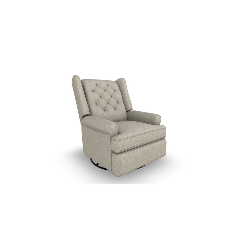 Fauteuil oscillant inclinable Allendale Rex, Cherie Silver Performance Boucle