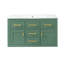 Meuble-lavabo mural simple flottant 36 po avec comptoir en céramique 36 po