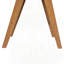 Tabouret de bar en plastique crème-1069750206