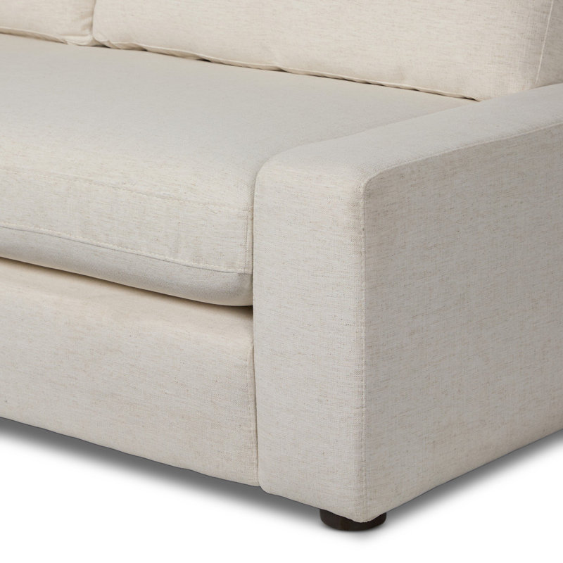 Yelena 3PC Sectional-Surrey Olive, Nomad Snow Performance Crypton