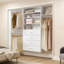 Unité de garde-robe suspendue moyenne Altizer 34,5 po, série de systèmes de rangement modulaires, partie B-1932760034