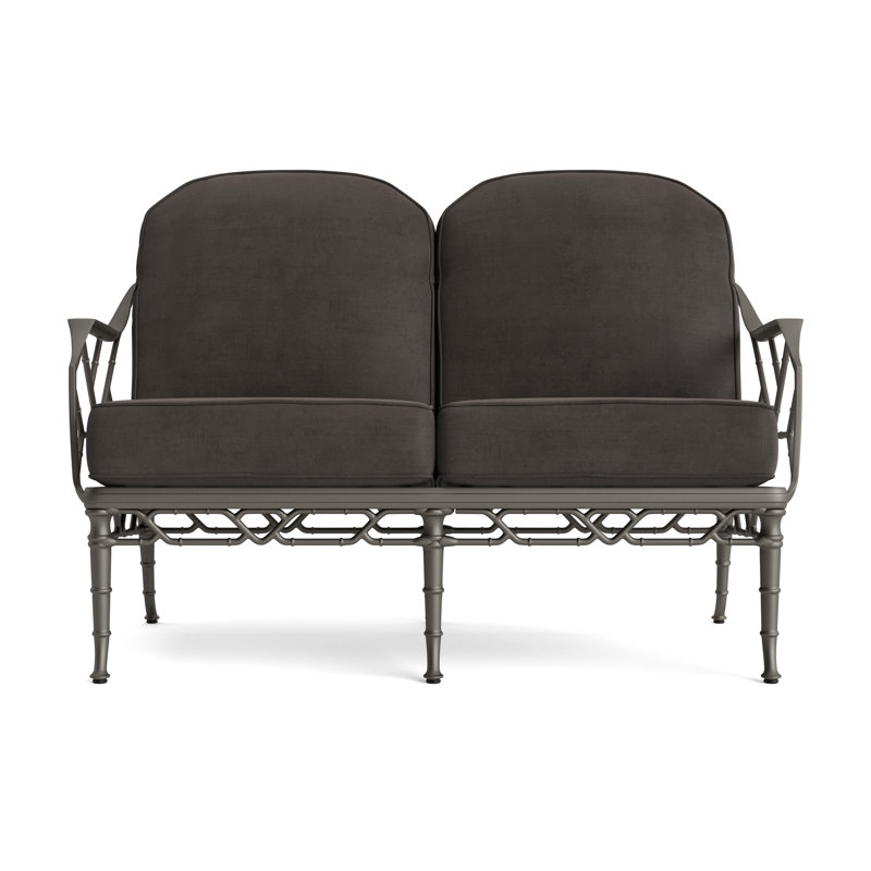 Calcutta Outdoor 2 - Seat Loveseat, Fusion Charcoal, Mica