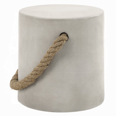 Rennie Concrete Top End Table