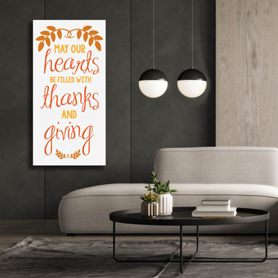  «May Our Hearts Be Fills» par Erin Clark, art mural sur toile, 30 po x 60 po