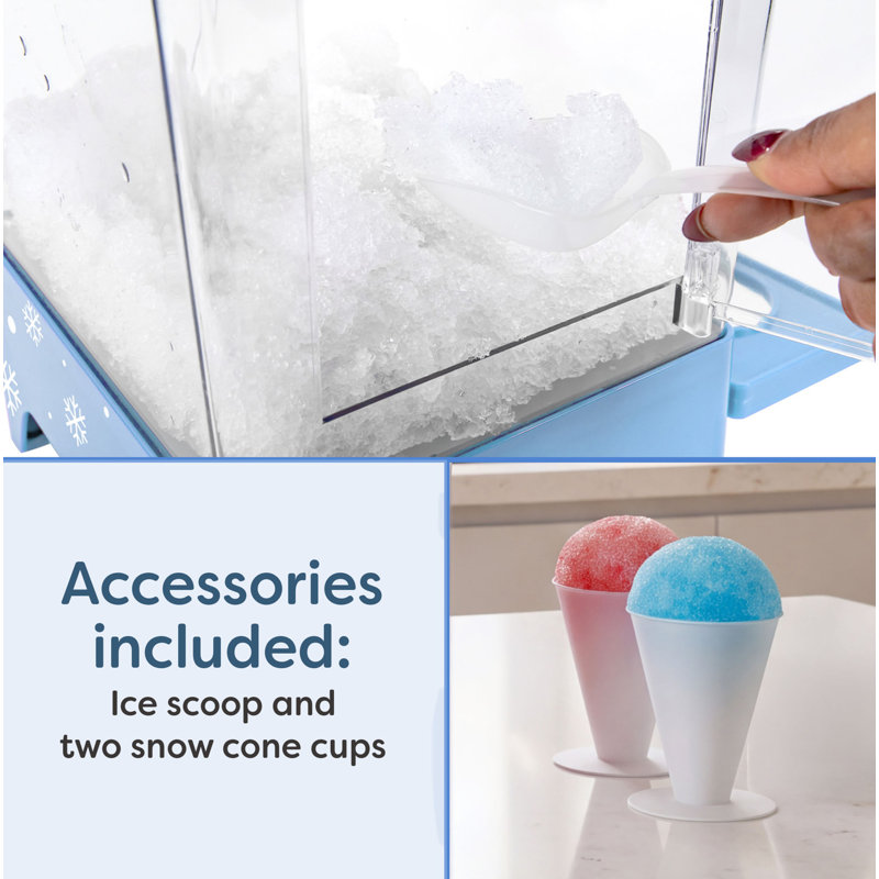 Nostalgia Snow Cone Maker, Light Blue