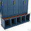 Armoire de rangement pour hall d'entrée avec garde-robe et range-chaussures-618463440