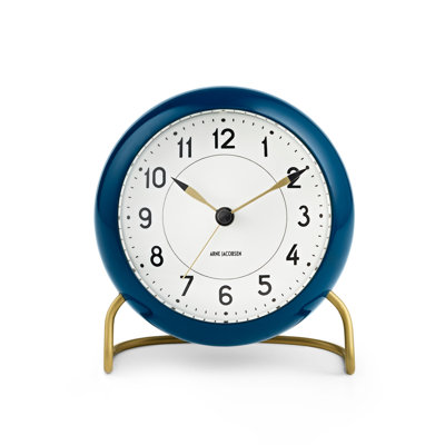 Station Analog Electric Alarm Tabletop Clock