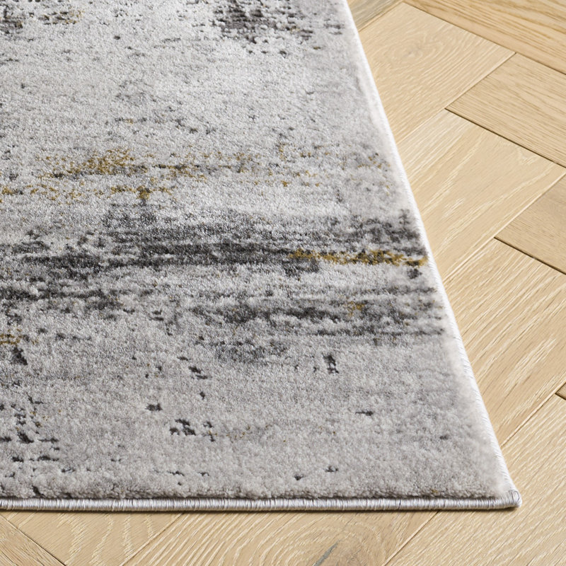 Tapis abstrait Craft 826 Performance, Carré 6 pi 7 po x 6 pi 7 po