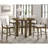 Crispin Brown Round Counter Height Dining Table