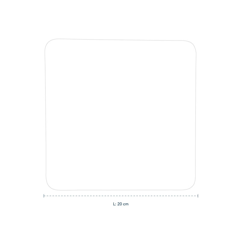 Royal Copenhagen Fluted Mega Square Platter