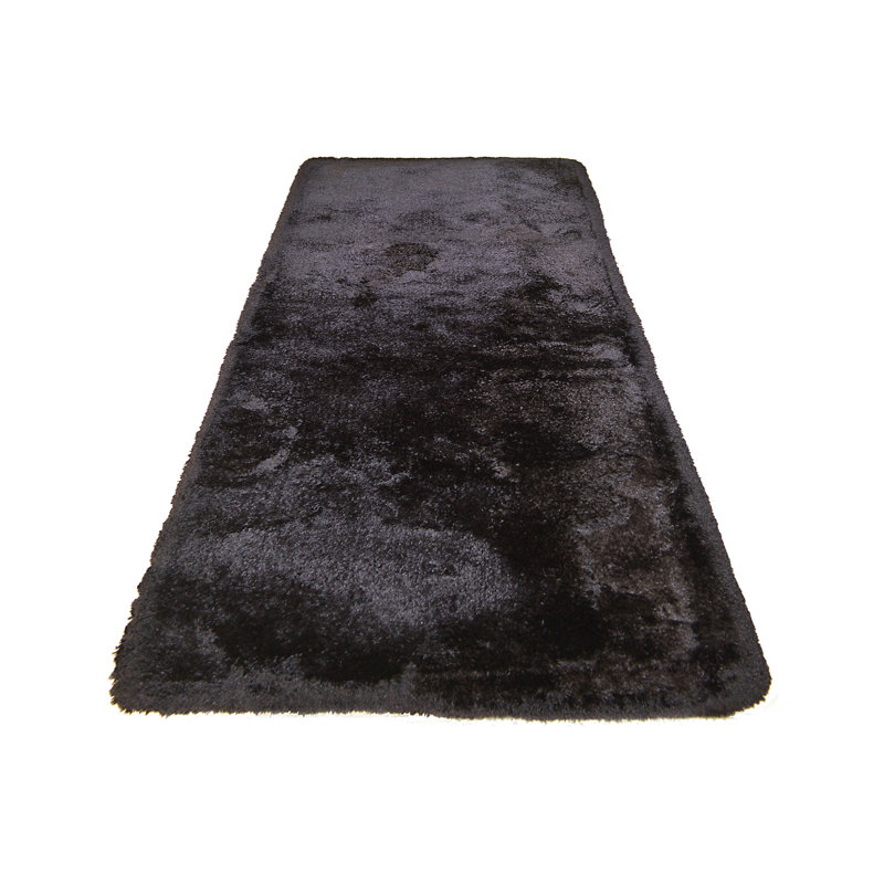Milano Solid Colour Hand Woven Shag Area Rug, Rectangle 70 x 140cm