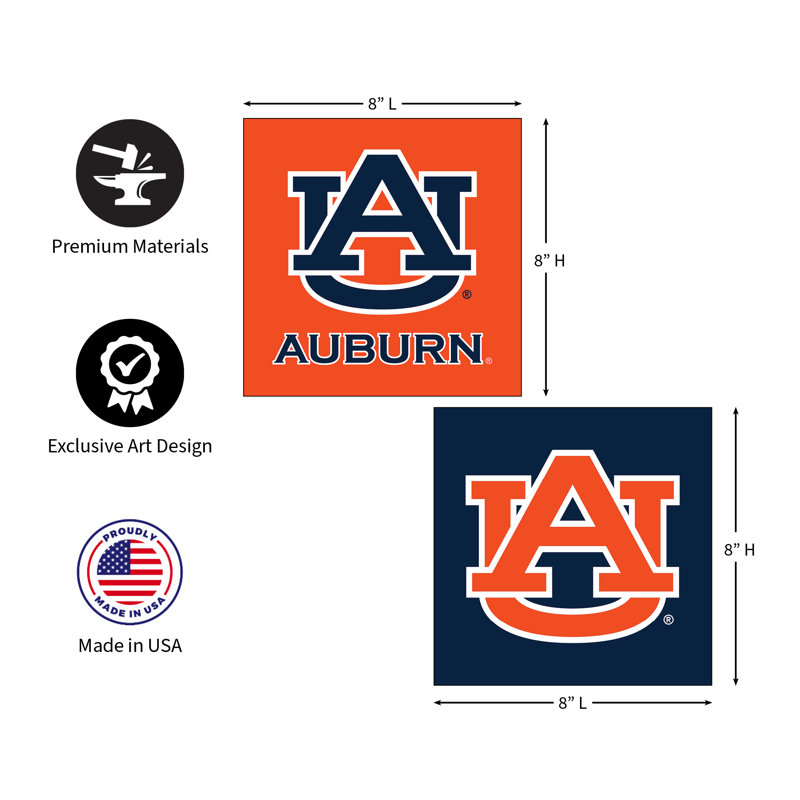 " Auburn University " 2 - Pieces