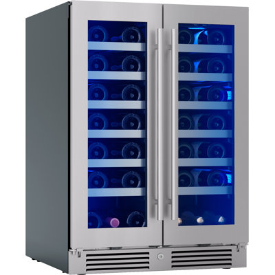 Zephyr Presrv 24"" 42-Bottle Dual Zone Wine Cooler -  PRW24C32CG