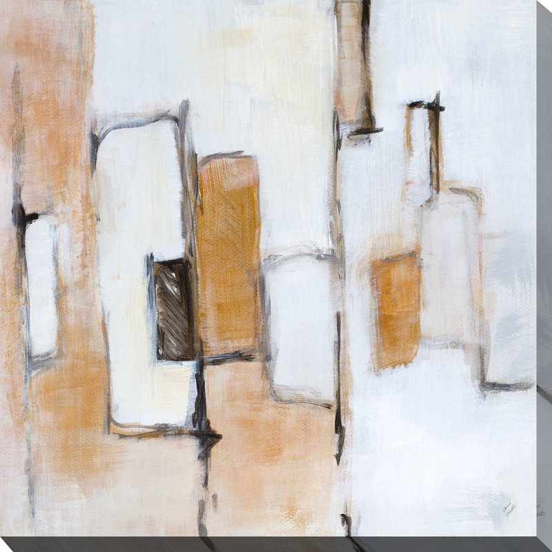 «Vendredi après-midi II», reproduction de peinture à l'aquarelle, H 28 po x l 28 po x P 1,5 po, Toile tendue