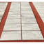 Carreaux de marbre texturés 12 * 24 - pierre naturelle pour décoration murale de salle à manger