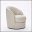 Fauteuil d'appoint pivotant en cuir Top-Spin, pivotant à 360 °, design Mid-Century moderne pour le confort du salon et du bureau-1745767707