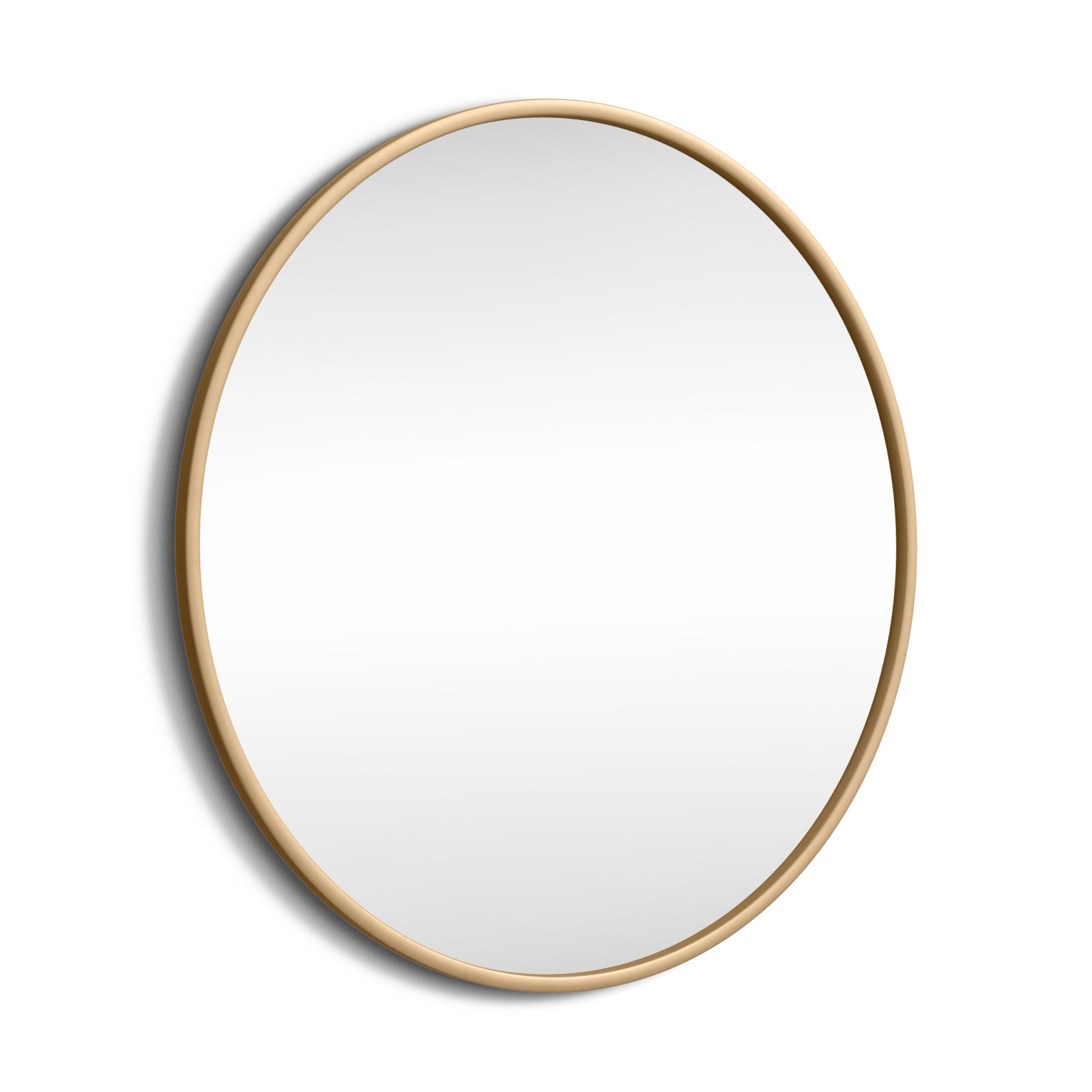 Sabine Accent Mirror, 48" x 48", Brass