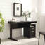 Bureau à domicile avec panneau de modestie et classeur détaché - style - couleur pour