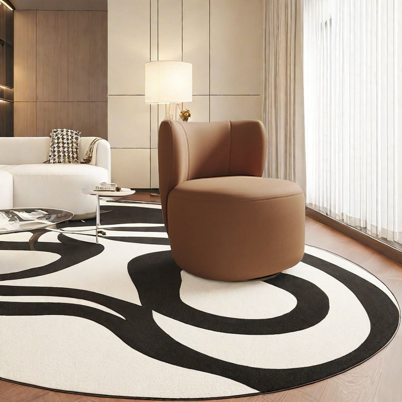 Chaise simple simple et moderne, Brun