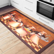 World Rug Gallery Bon Appetit Cushioned Anti-fatigue Kitchen Mat