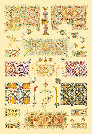 « russian design #1 » par auguste racinet, impression