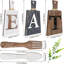 Planche à découper, ensemble de panneaux «Eat», art de cuisine suspendu, fourchette et cuillère, décoration murale rustique de style campagnard rustique, décor pour la cuisine et la maison (gris, blanc, brun)