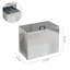 Latitude Run Devona 64L Gallon Water Resistant Metal Lockable in Silver