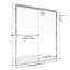Porte de douche sans cadre Classic l 44 x H 70-14171025-14171029
