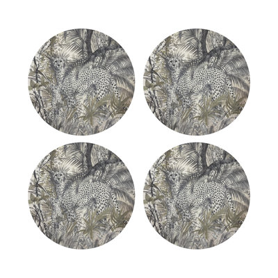 Arcadia Chettah Scene Pebble 16" Vinyl Placemat