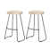 Racette Counter Stool with Metal Frame