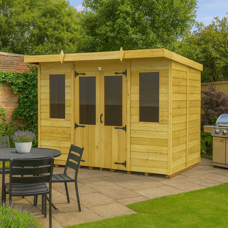 10ft x 6ft Pent Summer House