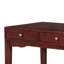 Solid Wood Library/home Office Writing Desk With 3 Drawers