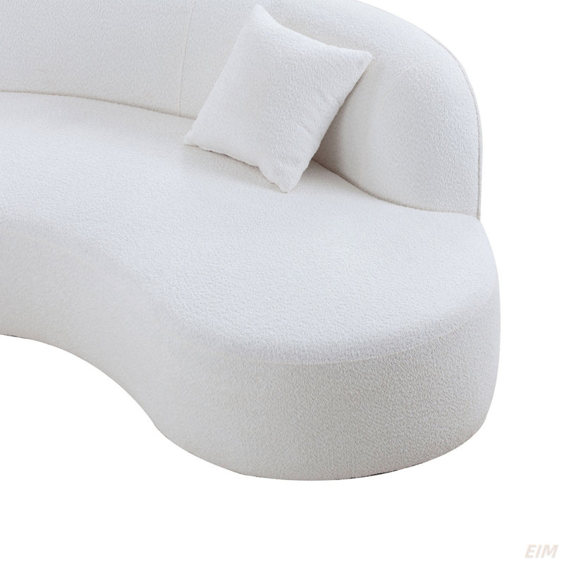 Ensemble de canapé de luxe 2 pièces, canapé modulaire et canapé incurvé, Orienté à droite