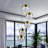 Ravello 5-Light Height Adjustable ETL Certified Integrated LED Chandelier with Globe Shades-65216909