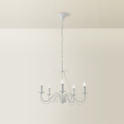Bermudez 5 - Light Candle Style Chandelier