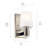Jahray Steel Armed Sconce-1669044458