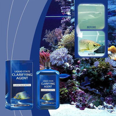 Purificateur d'eau pour aquarium 200 ml à action rapide