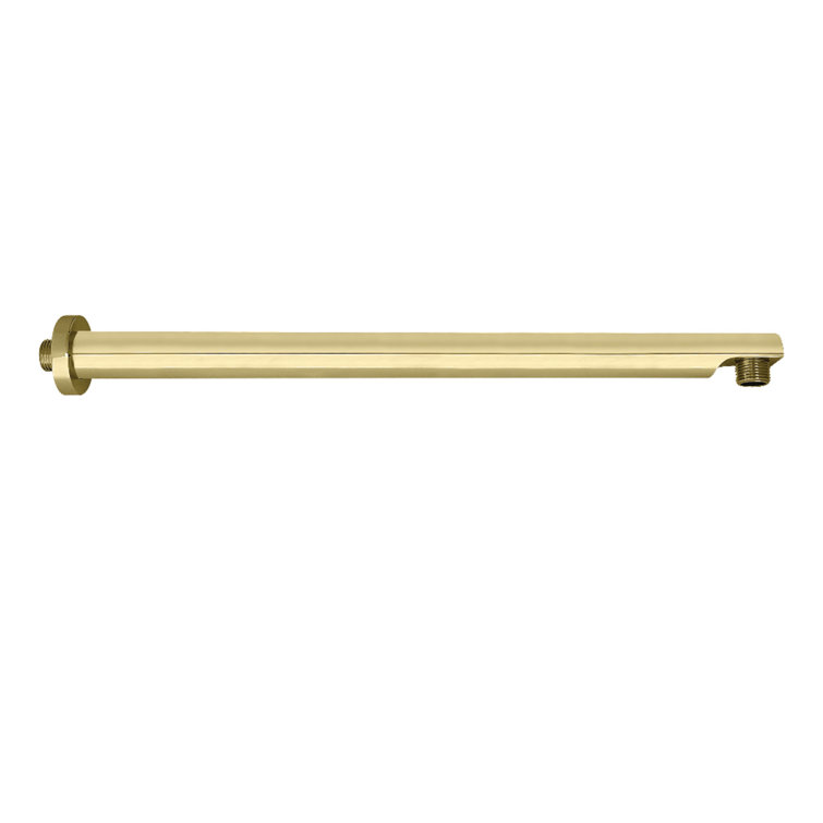 Kingston Brass Aqua Elements 18-Inch Rain Drop Shower Arm with Round Flange