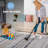 Lint-free, stylish, stain-resistant area rug-804345091