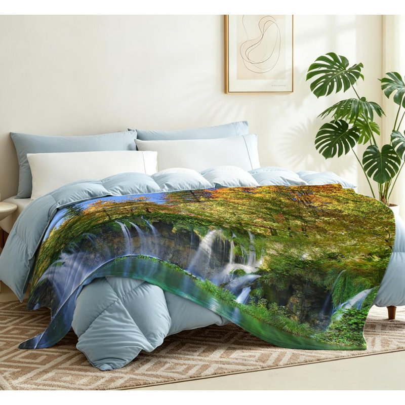 Machine Printed Throw Blanket, Throw 50" x 60"