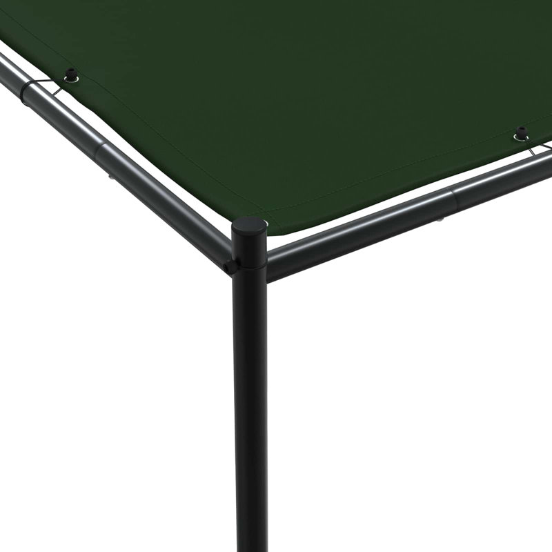 vidaXL Gazebo Polyester and Steel Outdoor Structure Garden Patio Shelter Party, 267m H x 400m W x 398m D, Green