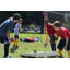 Jeu de lancer de ballon de football