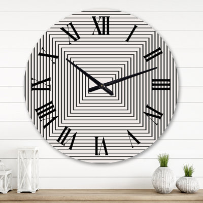 Horloge murale surdimensionnée Minimal