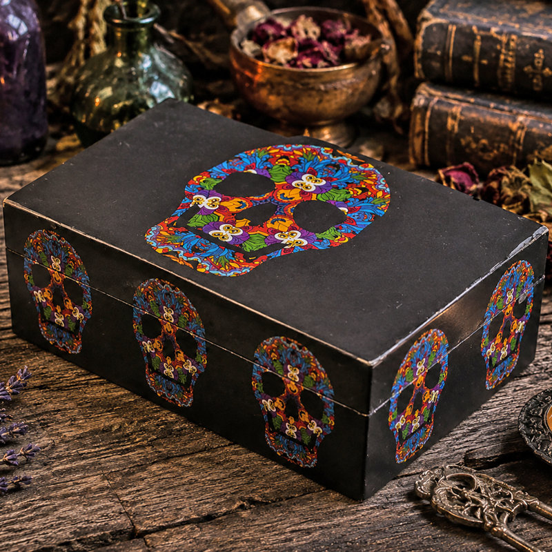 Cone Handmade Wooden Decorative Box