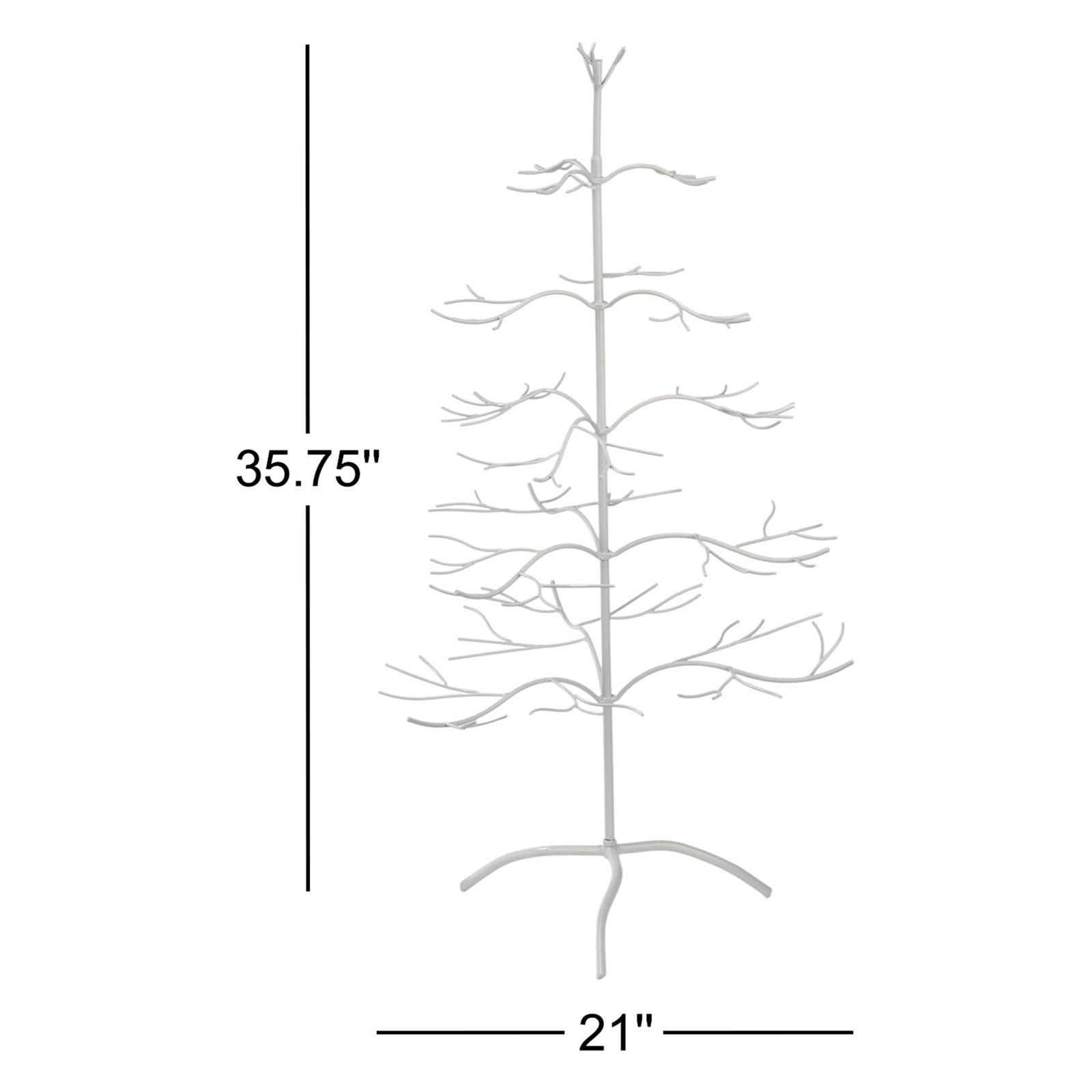Decorative Ornament Tabletop Tree, White