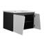Meuble-lavabo mural flottant moderne 32 po avec lavabo en céramique