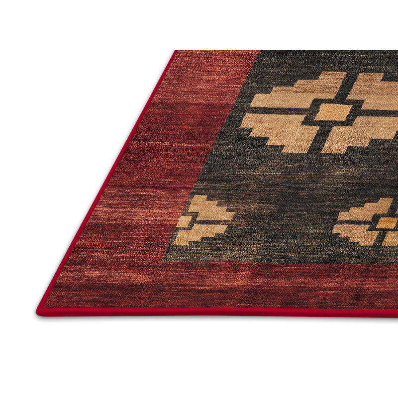 Abstract Indoor Rug, Rectangle 7' x 10'