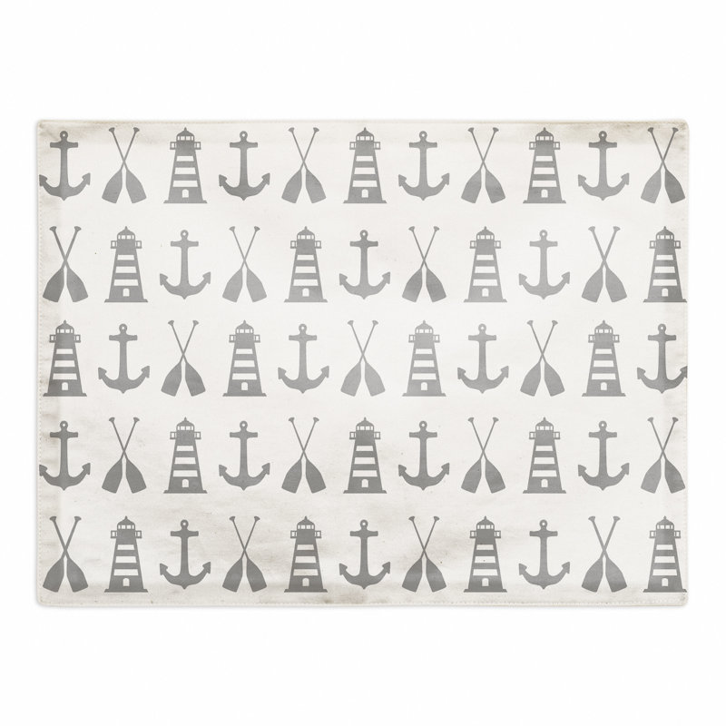 Napperon Nautical, gris
