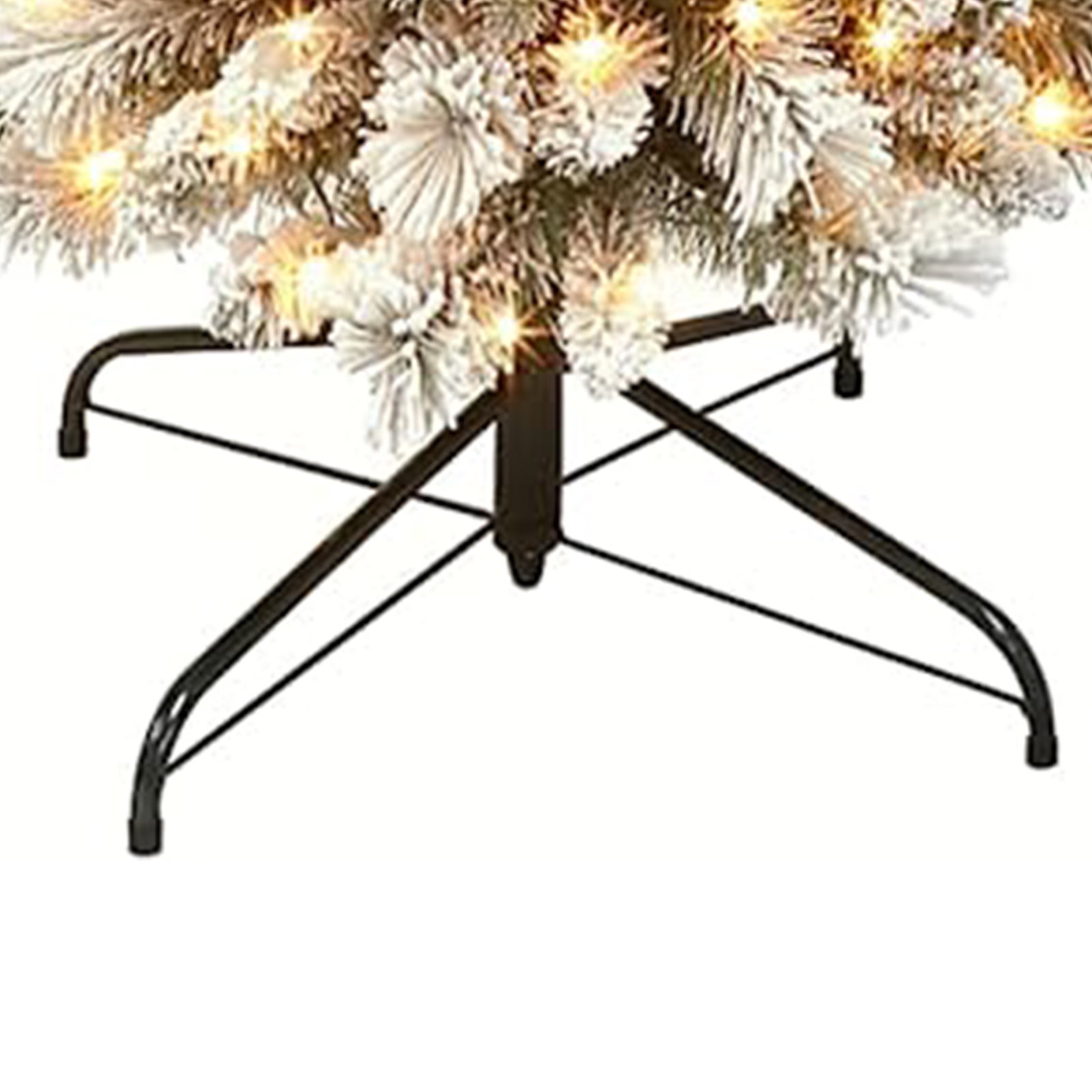 Lighted Artificial Pine Christmas Tree, 7.5' H