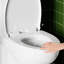 Toilette économiseur d'eau 1,28 po, conception allongée et confortable, siège, chasse d'eau 1000 grammes, blanc brillant 003S, appareil de salle de bain au sol